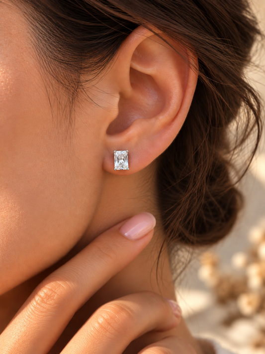 Rectangle Shape Design Earrings