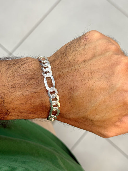 Figaro Design Thick Men Bracelet