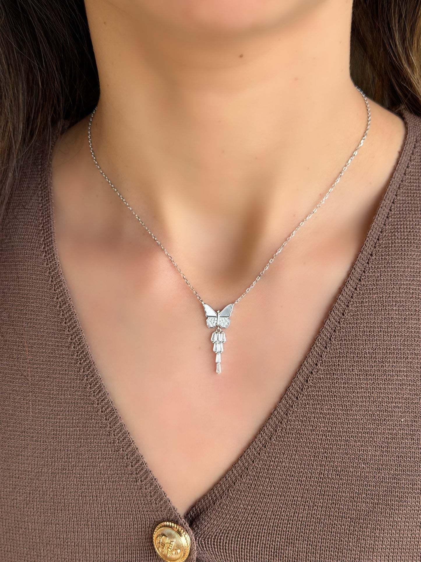 Butterfly Design Necklace
