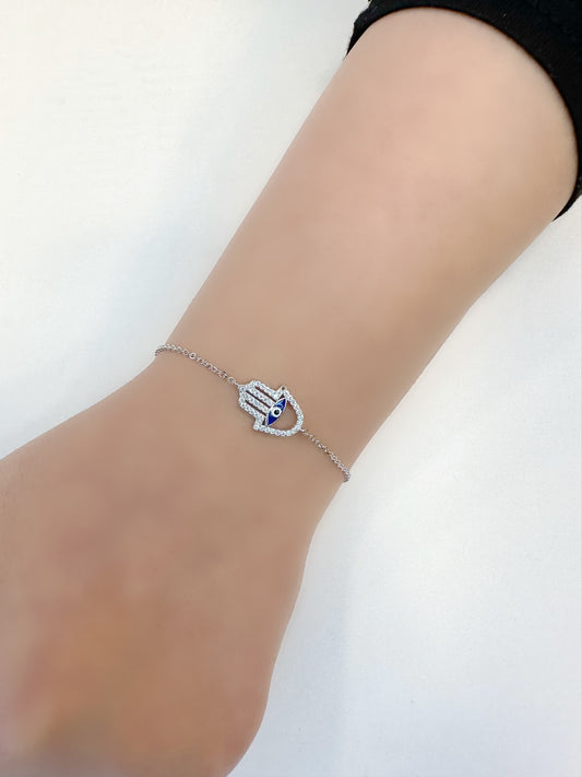 Evil Eye Hand Bracelet