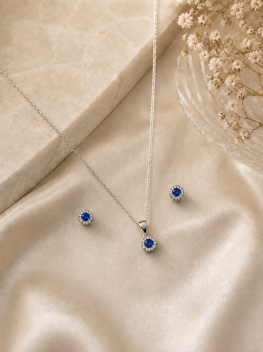 Round Stone Design Set Available In Three Colors
