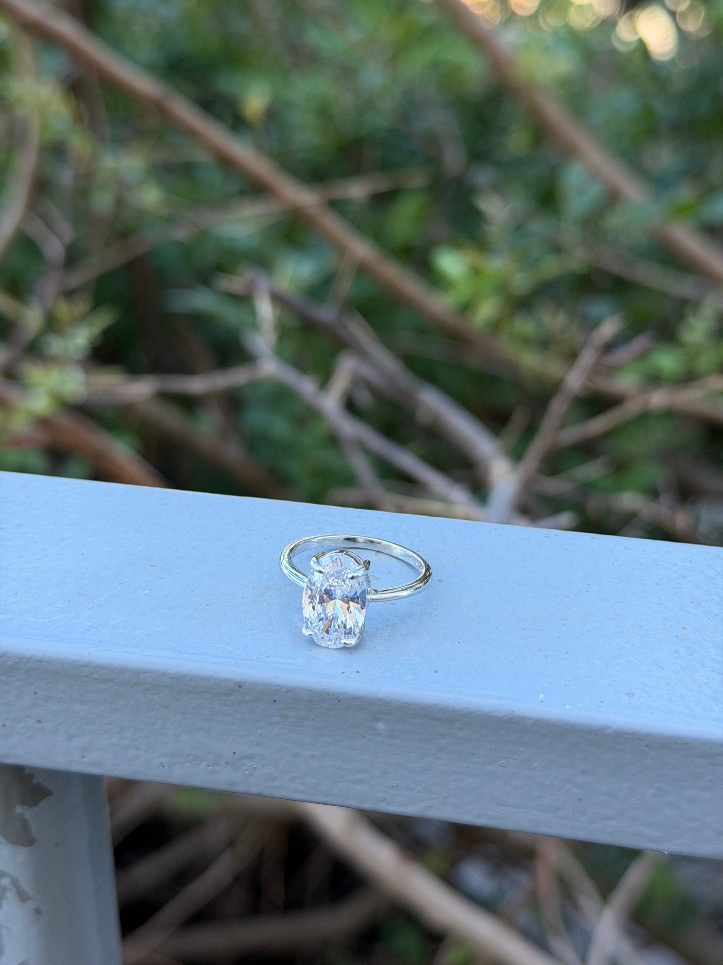 Big Oval Shape Stone Design Ring