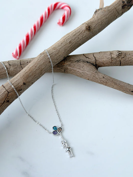 Balloons Girl Necklace