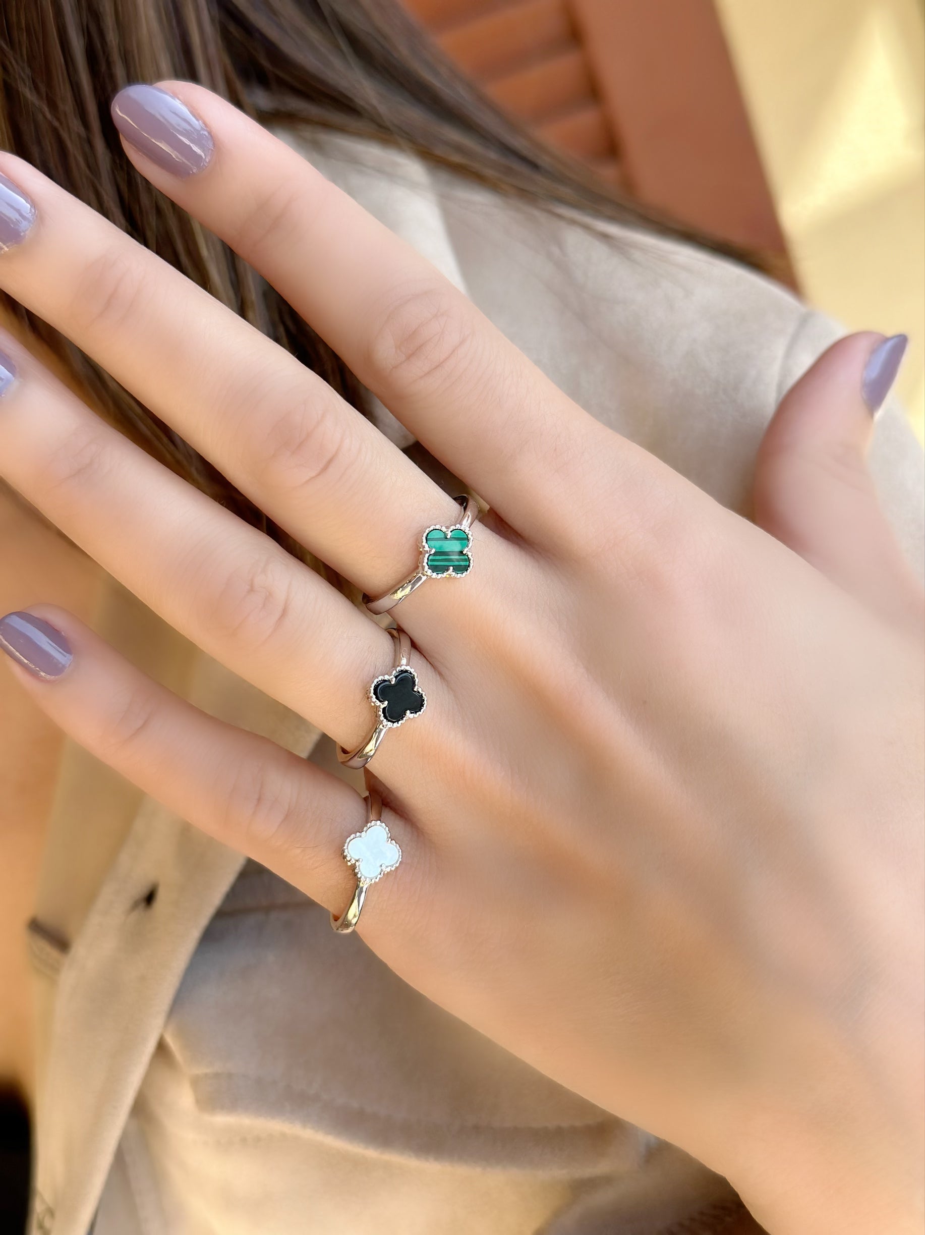 Van Cleef Rings – Azalea Silver Jewelry