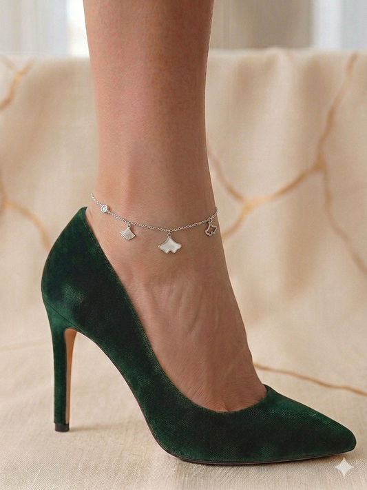 Sea Shell Design Anklet