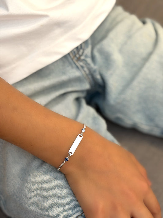 Kid Bracelet With Evil Eyes