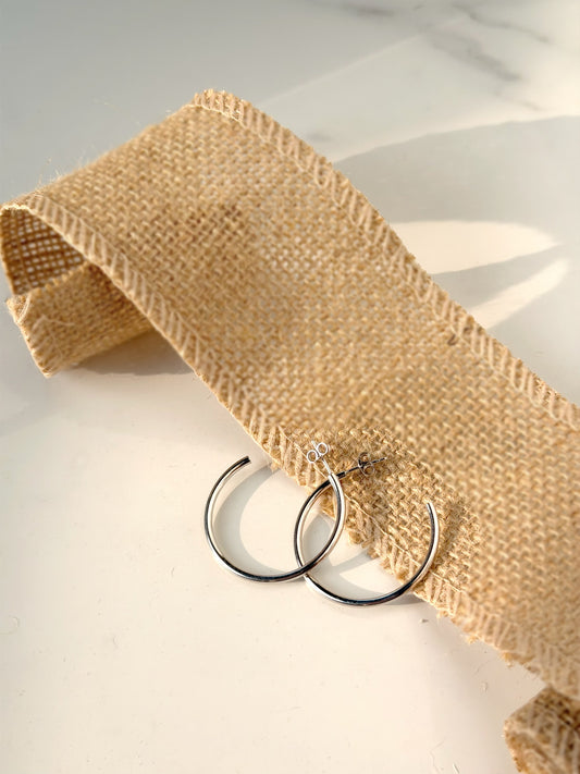Plain Hoop Design Earrings