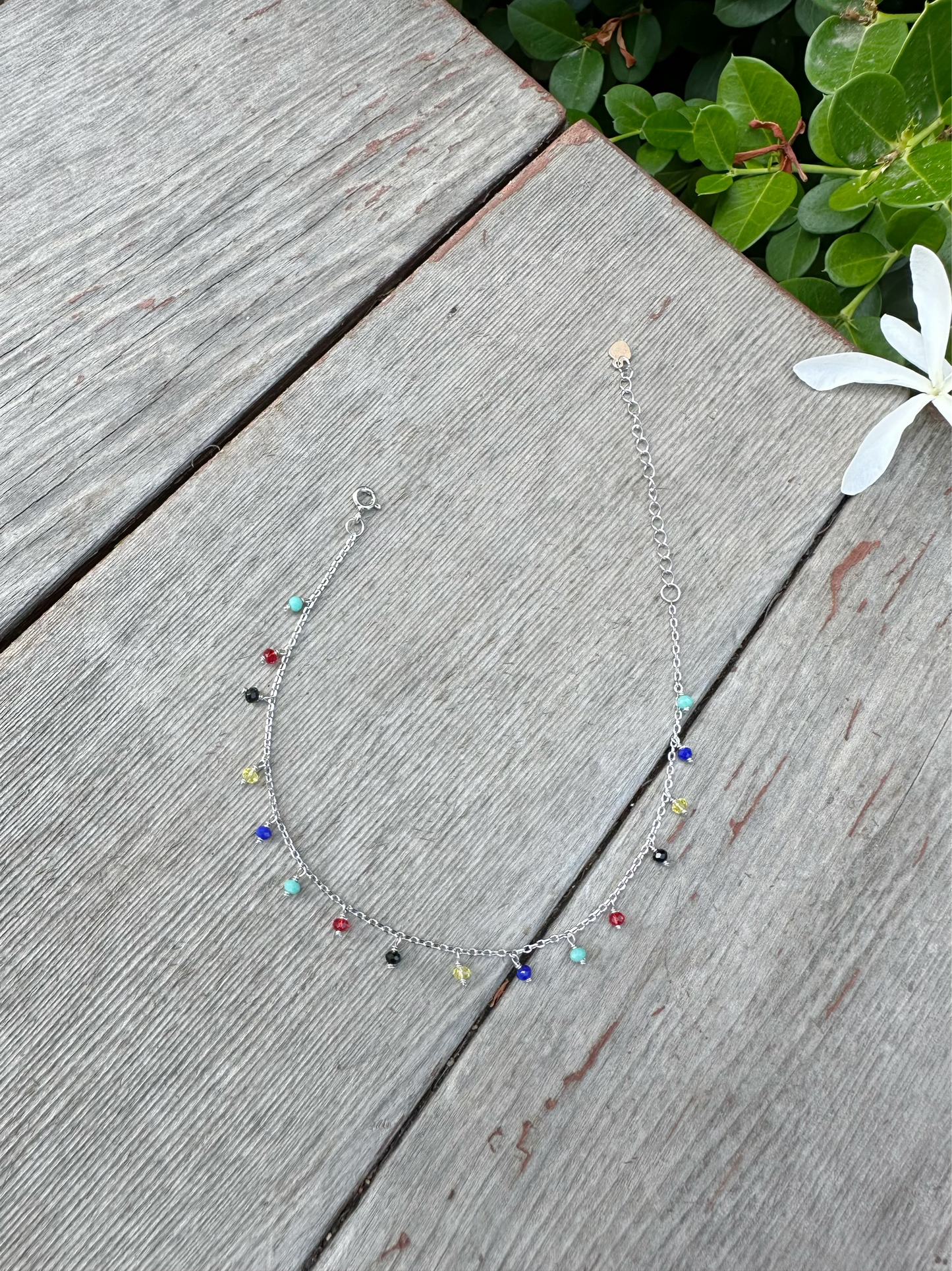 Multi Colors Beads Anklet