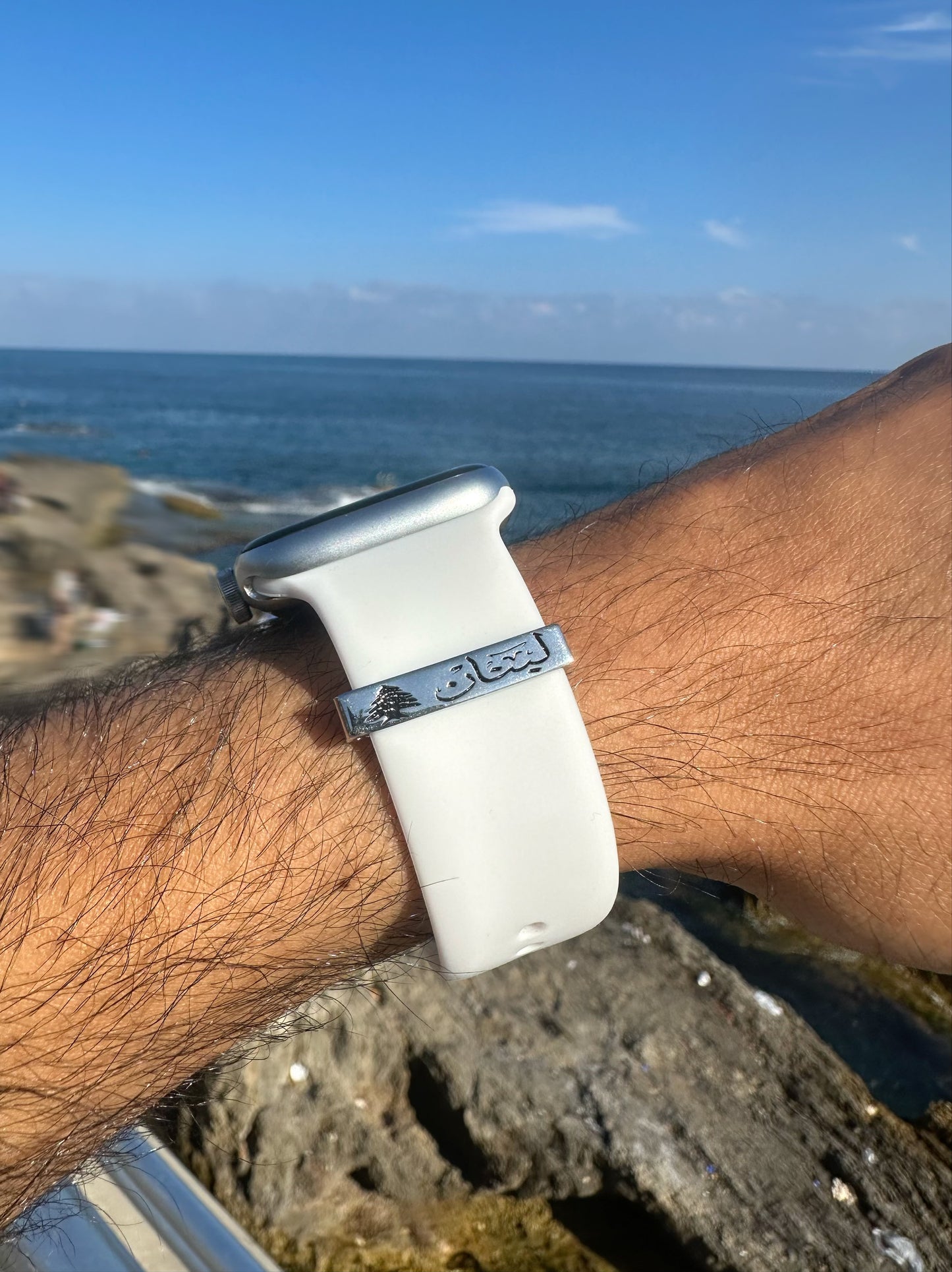 Silver Plate for Apple Watch