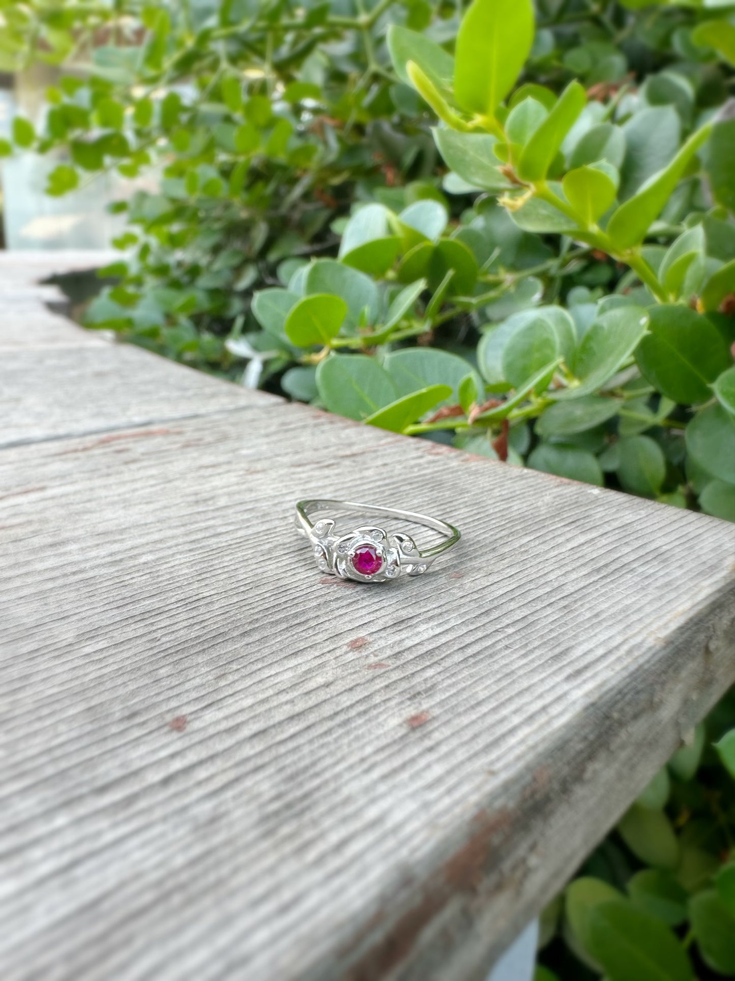 Red Flower Ring